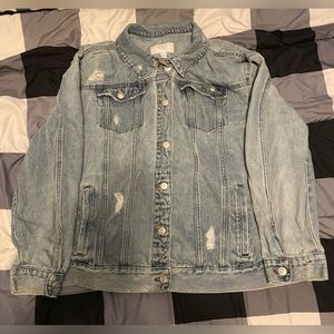 Blue Denim Jean Jacket from Time and Tru. Size: XL.